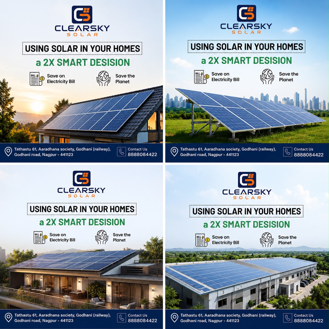 ClearSky Solar - Solar Energy promotional creative